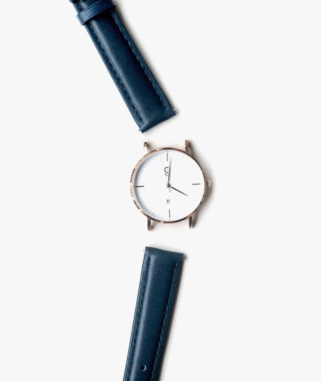Navy Leather